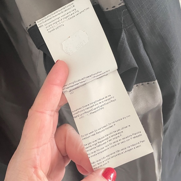 Hugo Boss Men’s Blazer Single Breast Formal Business casual Academia plaid 46R - Picture 13 of 16